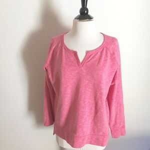 MADE FOR LIFE V-Neck Sleeve Sweatshirt SZ S